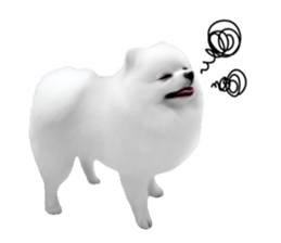 Power Pomeranian sticker #13419777