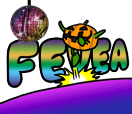 Halloween Night pumpkin sticker #13420183