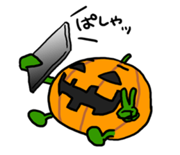 Halloween Night pumpkin sticker #13420184