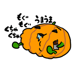 Halloween Night pumpkin sticker #13420186