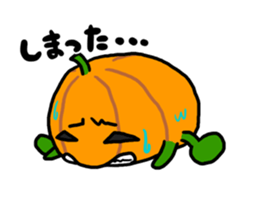 Halloween Night pumpkin sticker #13420188