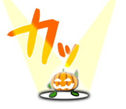 Halloween Night pumpkin sticker #13420193