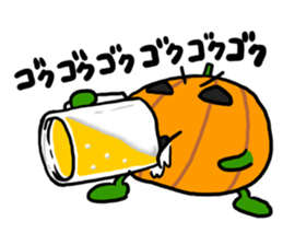 Halloween Night pumpkin sticker #13420195