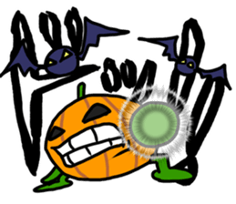Halloween Night pumpkin sticker #13420200