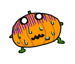Halloween Night pumpkin sticker #13420203