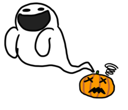 Halloween Night pumpkin sticker #13420206