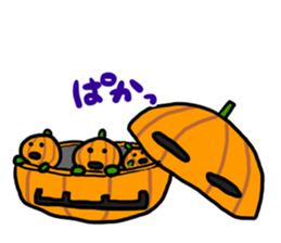 Halloween Night pumpkin sticker #13420211