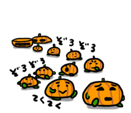 Halloween Night pumpkin sticker #13420212