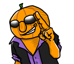 Halloween Night pumpkin sticker #13420213