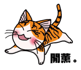 Hola cat sticker #13420903