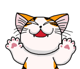 Hola cat sticker #13420912