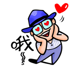 Mr. Bin 05 Enjoy your life sticker #13421529