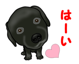 Move! Black Labrador sticker #13421753