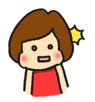 A bob girl loves Taiwanese and Japanese1 sticker #13422264