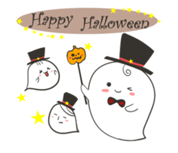 J Ghost Happy Halloween sticker #13422623