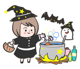 J Ghost Happy Halloween sticker #13422628