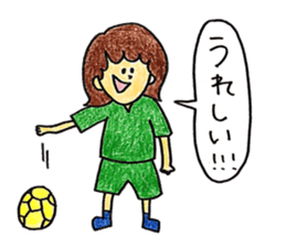 handball girl sticker #13422842