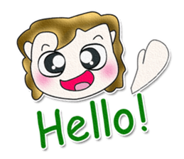 Hello! My name is Yoshi.^^ sticker #13422942