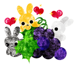 Pretty little people and grapes sticker #13423037