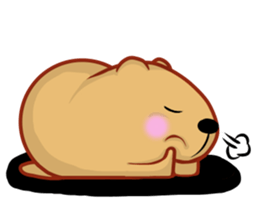 Kyapibara Hiroshima valve sticker #13423385