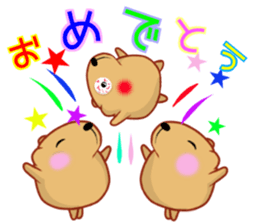 Kyapibara Hiroshima valve sticker #13423401