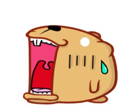 Kyapibara Hiroshima valve sticker #13423403