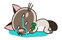 Chokdee Cute Cat DukDik1 sticker #13423497