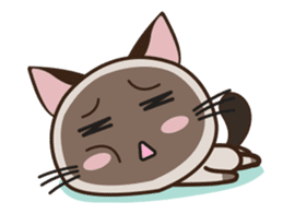 Chokdee Cute Cat DukDik1 sticker #13423502