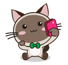 Chokdee Cute Cat DukDik1 sticker #13423505