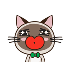 Chokdee Cute Cat DukDik1 sticker #13423509