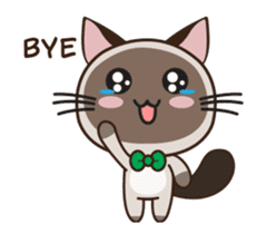 Chokdee Cute Cat DukDik1 sticker #13423514