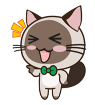 Chokdee Cute Cat DukDik1 sticker #13423515