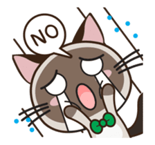 Chokdee Cute Cat DukDik1 sticker #13423517