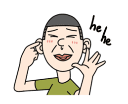 Nature Face Boy sticker #13423784