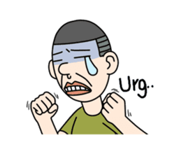 Nature Face Boy sticker #13423789