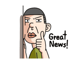 Nature Face Boy sticker #13423805