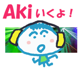 Sticker of Aki sticker #13423875