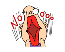 Cutie with red lips! sticker #13424158