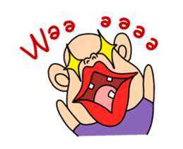 Cutie with red lips! sticker #13424162