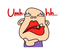 Cutie with red lips! sticker #13424164