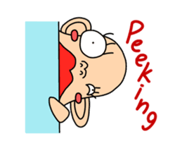 Cutie with red lips! sticker #13424165