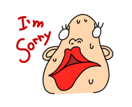 Cutie with red lips! sticker #13424168