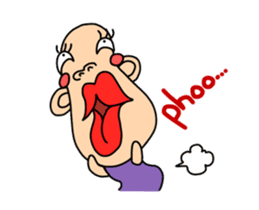 Cutie with red lips! sticker #13424173