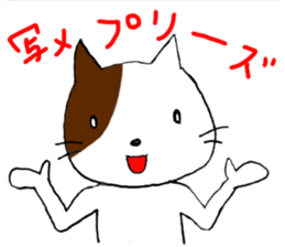 Gust wind cat sticker #13424351