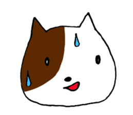Gust wind cat sticker #13424354