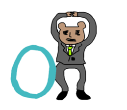 Hi is Salaryman Kumakichi sticker #13424401