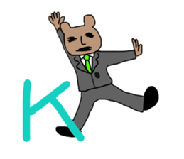Hi is Salaryman Kumakichi sticker #13424402