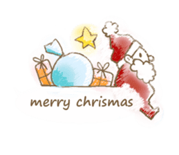 yuru merry chrismas sticker #13424657