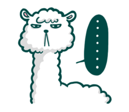 crazy alpaca 2 sticker #13424701