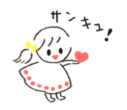 Cute and useful girls sticker #13424955